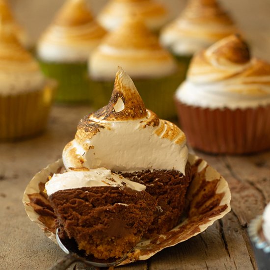 Mini S’Mores Chocolate Cheesecake