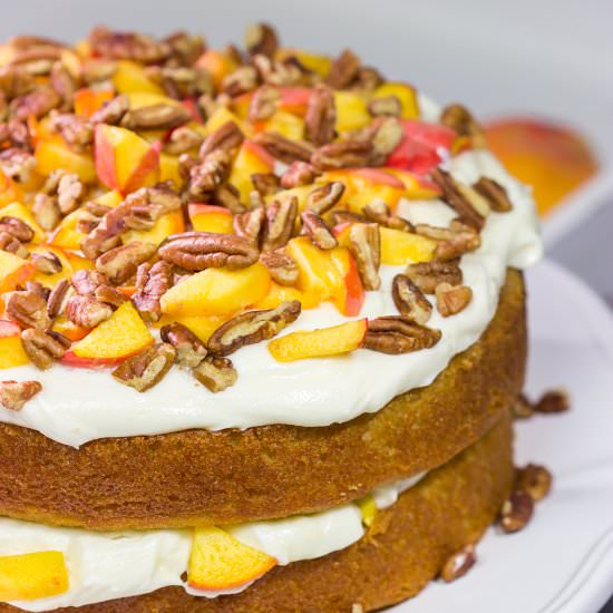 Peach Ginger Cake