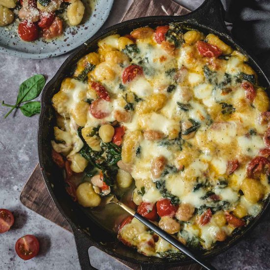 Baked Gnocchi with Spinach