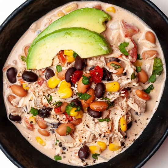 Cream Cheese Chicken Chili