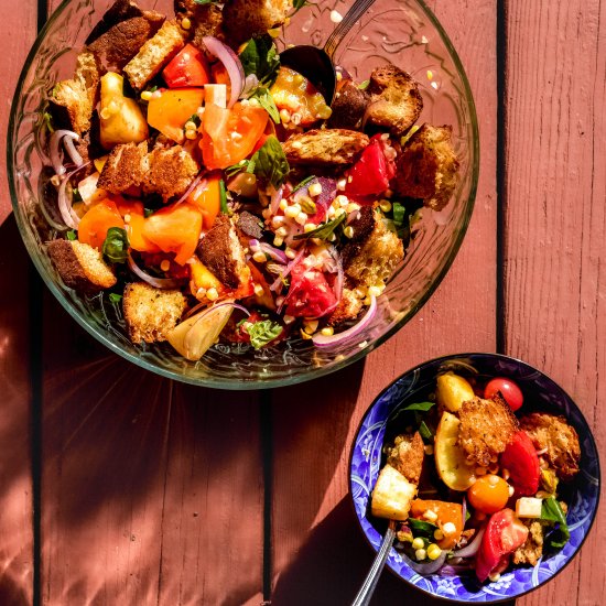 Stone Fruit Panzanella