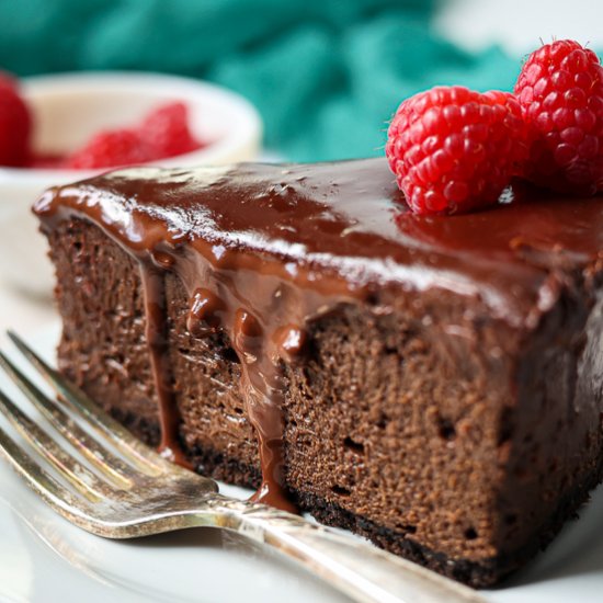 Chocolate Raspberry Cheesecake