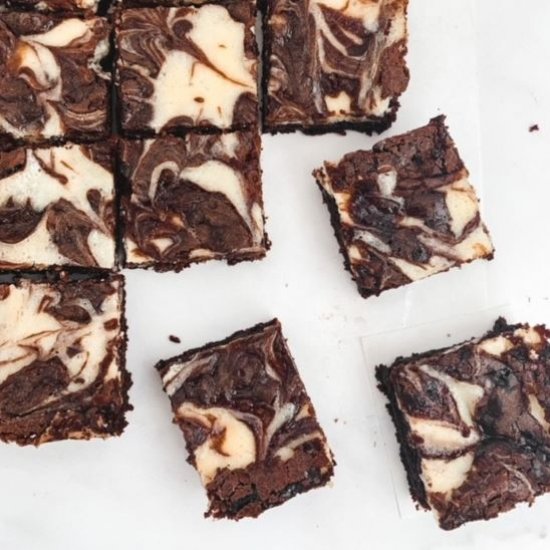 Gluten free cheesecake brownies