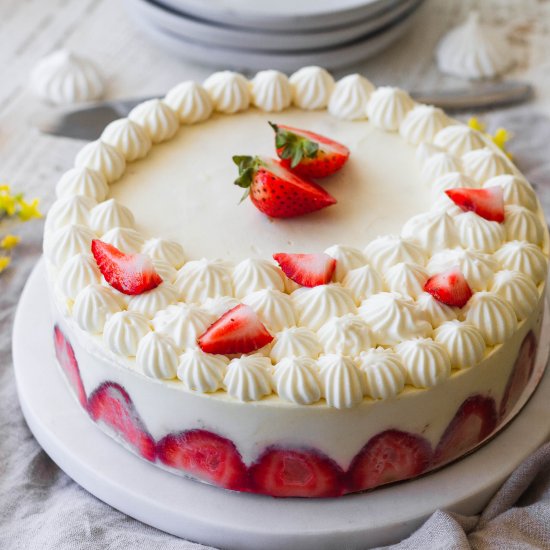 Strawberry Cake, aka Fraisier