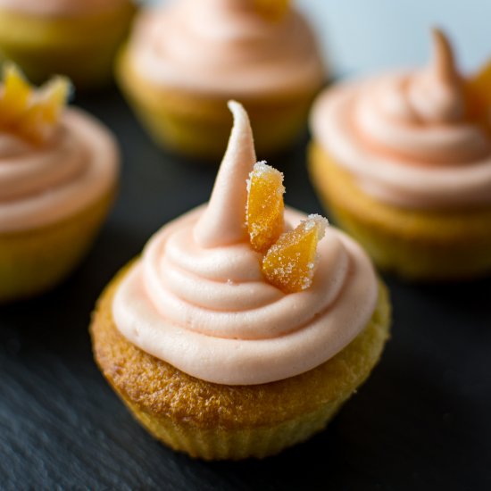 Vegan Grapefruit Cupcakes