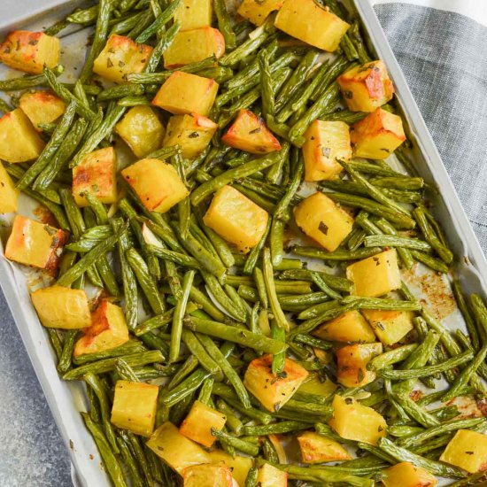 Green Beans And Potatoes With Sage