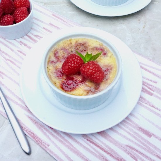 Raspberry Creme Brûlée