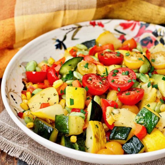 Summer Squash Succotash