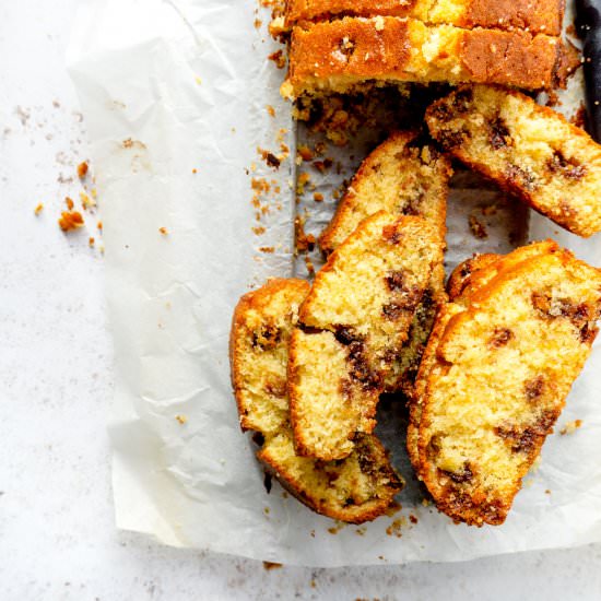 Chocolate Chip Loaf Cake