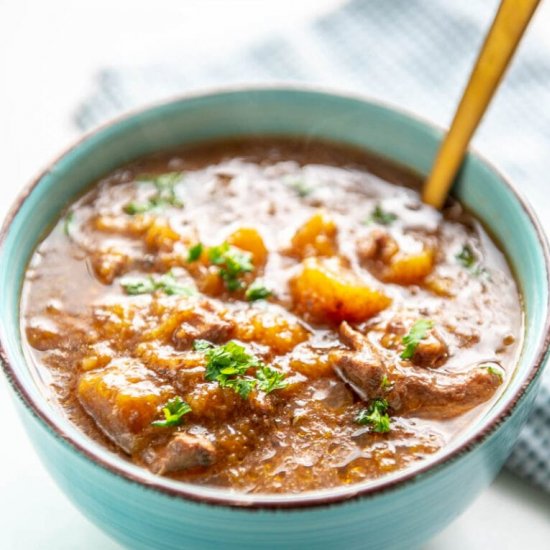 Beef and Butternut Squash Stew