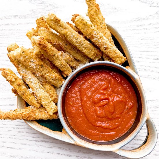 Easy Air Fryer Eggplant Fries