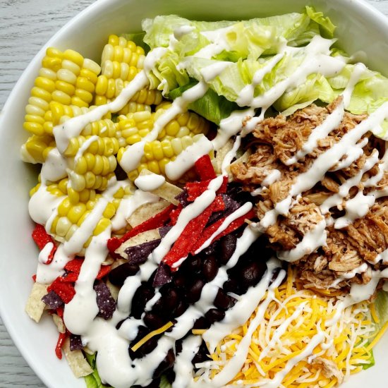 Quick and Easy BBQ Chicken Salad