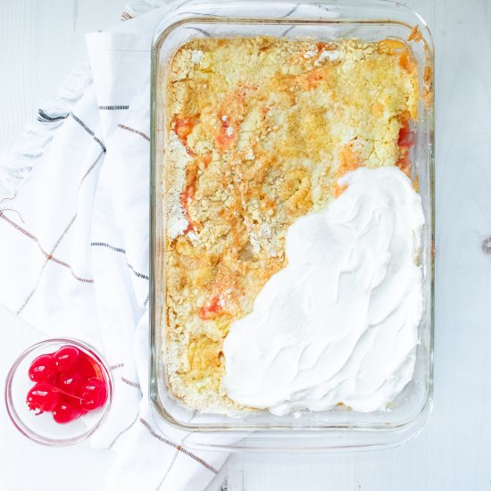 Easy Cherry Pineapple Dump Cake