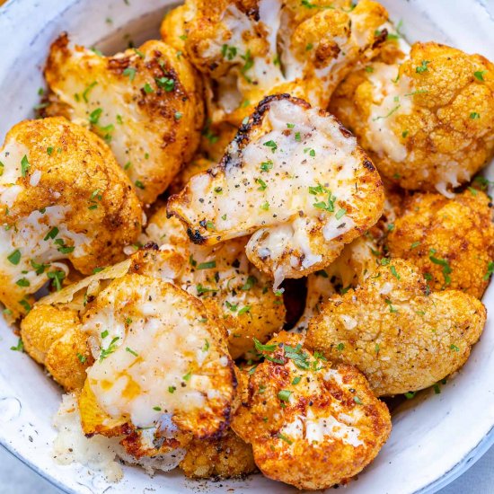 PARMESAN OVEN ROASTED CAULIFLOWER