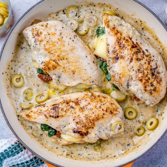 TUSCAN STUFFED CHICKEN BREAST