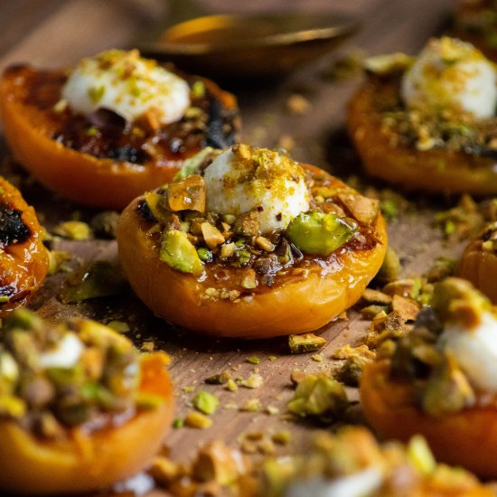 Fresh Apricot Canapes