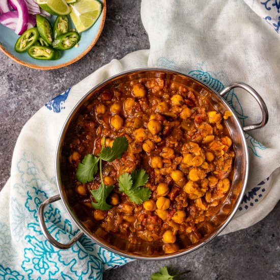 Chana Masala Instant Pot Curry