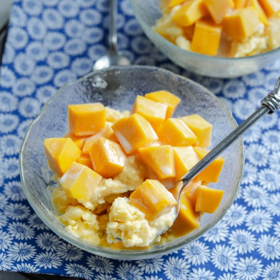 Homemade Mango Shaved Ice