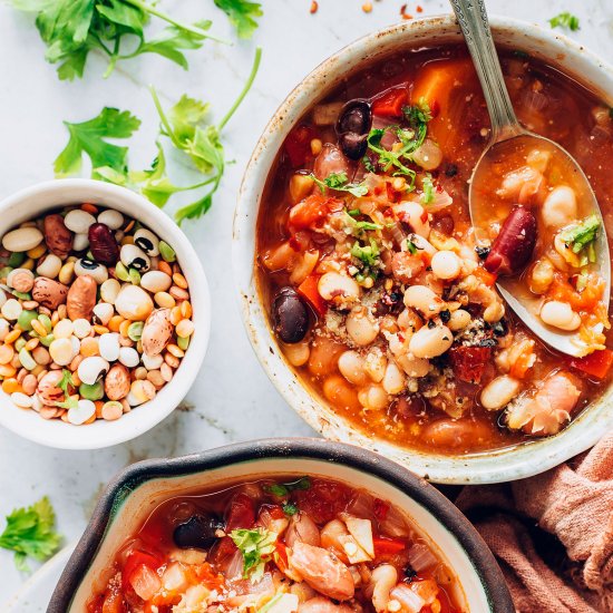 15 Beans Soup in Instant Pot