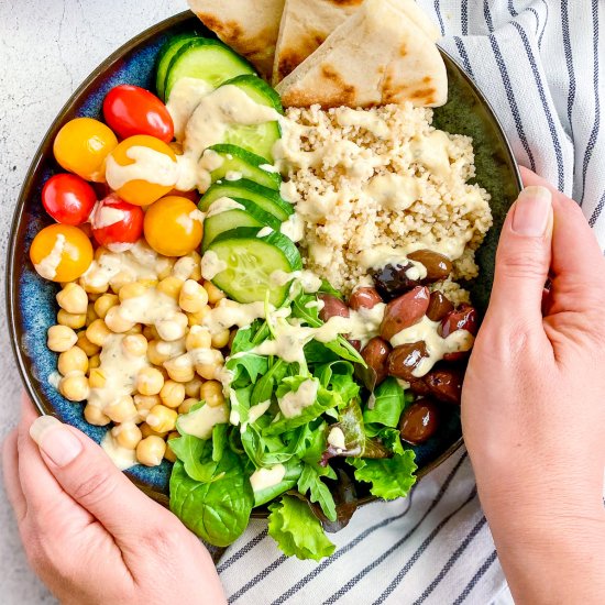 Vegan Greek Buddha Bowl