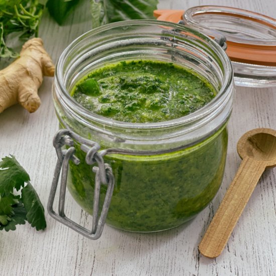 Cilantro Mint Basil Sauce