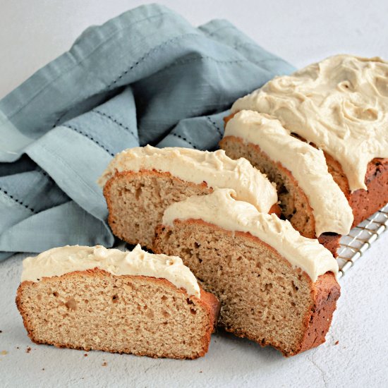 Honey Cake with Tahini Cream Cheese