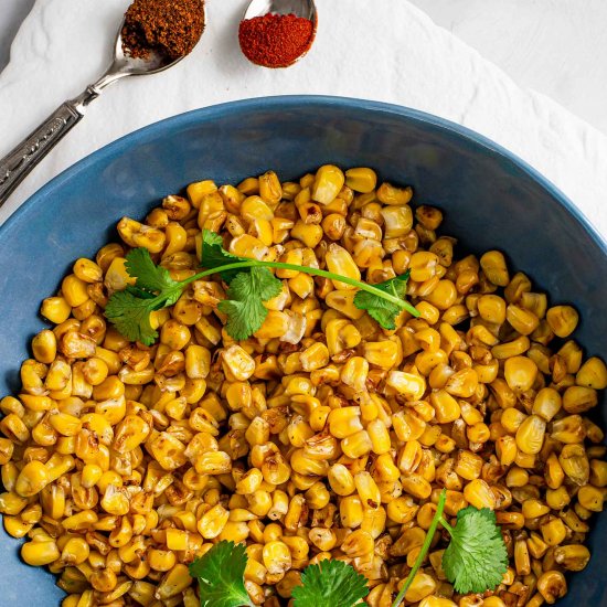 Skillet Charred Corn