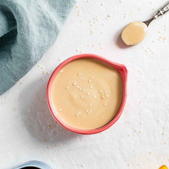 miso maple tahini dressing