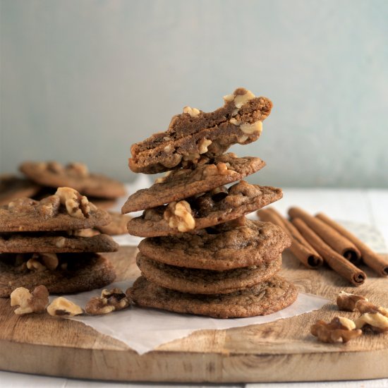 cinnamon walnut cookies