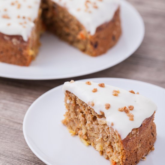 Low-Fat Moist Carrot Cake