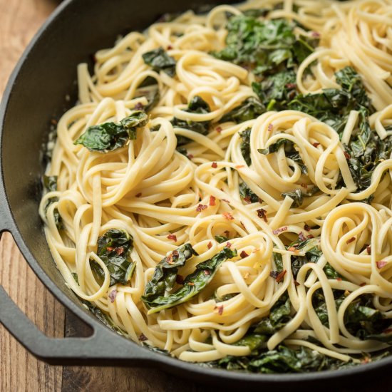 Creamy Kale Pasta