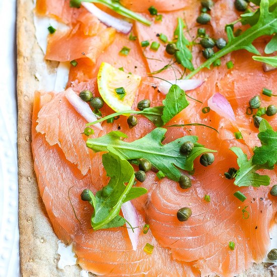 Smoked Salmon Flatbread