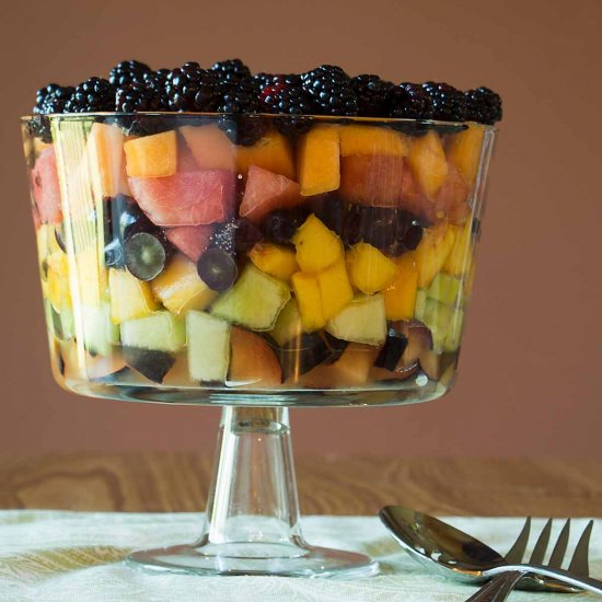 Seven Layer Fruit Salad