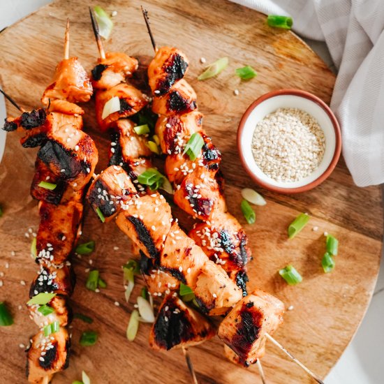 Sweet Chili Chicken Kabobs