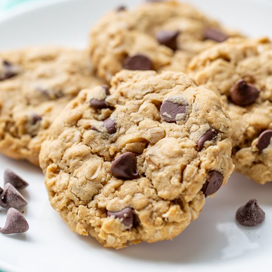 Peanut Butter Oatmeal Cookies