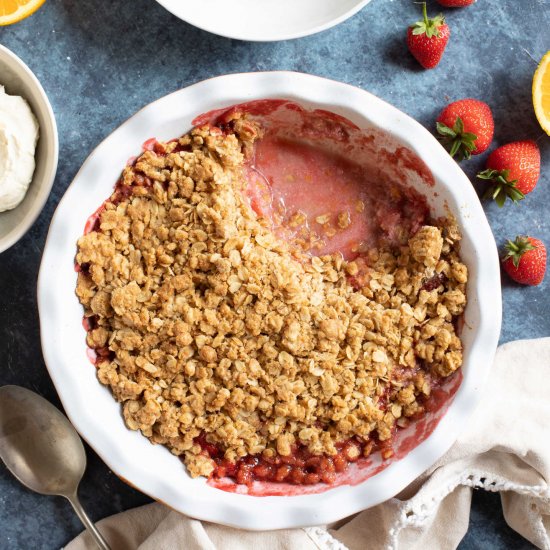 Strawberry Crumble