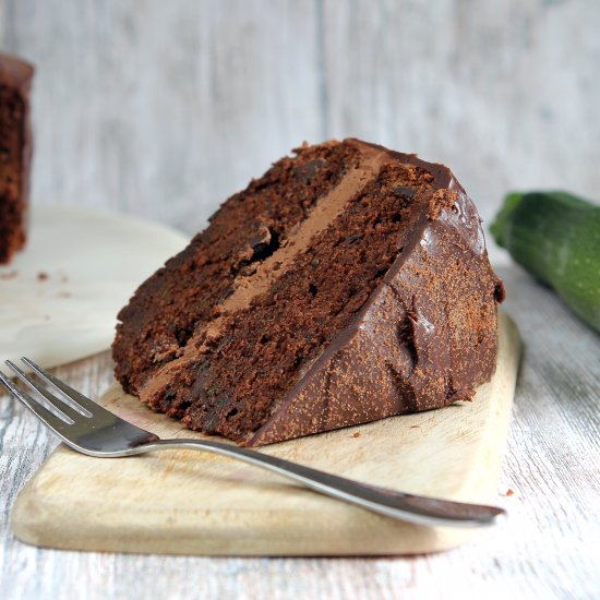 Chocolate Courgette Cake GF