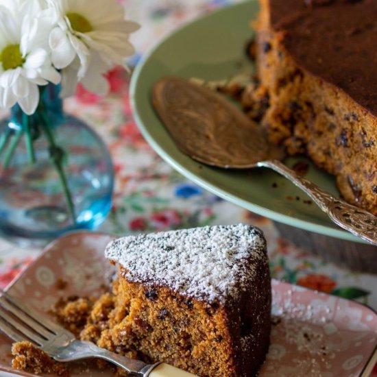 Vegan Dark Coffee Cake