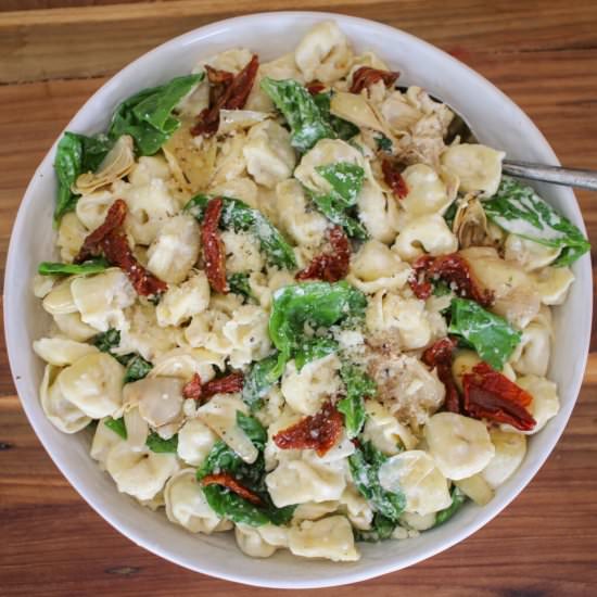 Tortellini with Sun-Dried Tomatoes