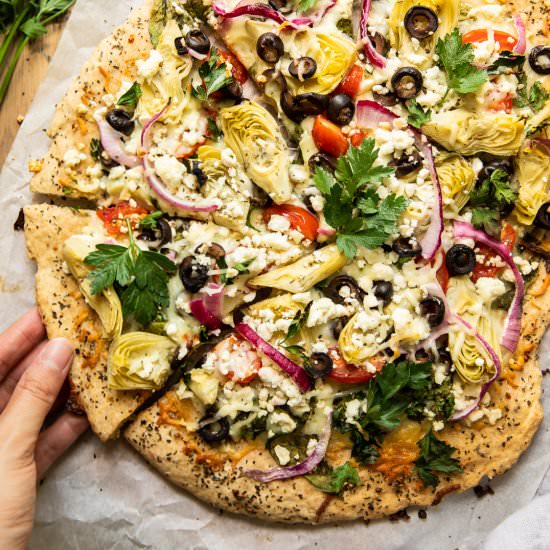 Easy Mediterranean Pizza Recipe