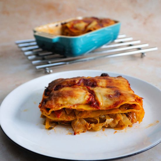 cabbage lasagne