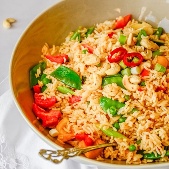 Easy Vegan Fried Rice