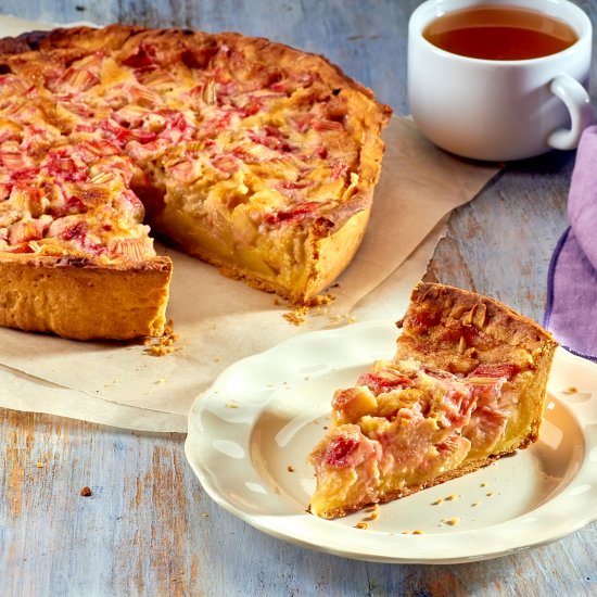 Rhubarb Custard Pie