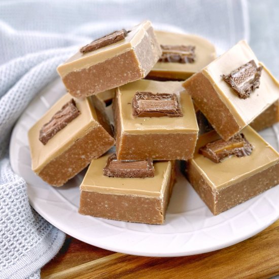 No Bake Mars Bar Slice