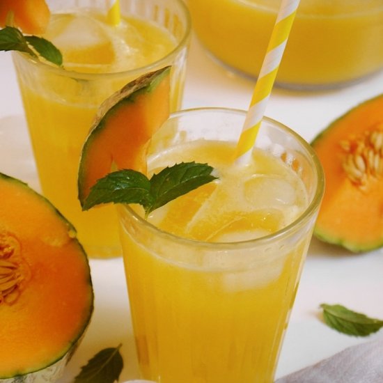 Cantaloupe Melon Lemonade