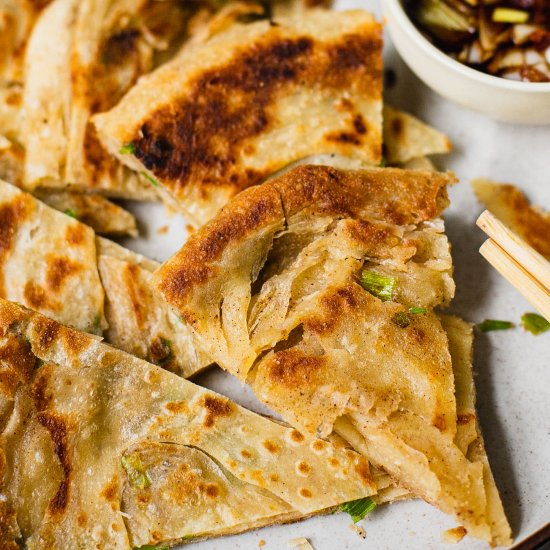 Authentic Chinese Scallion Pancakes