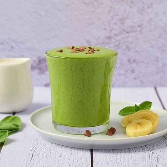 Green Banana Mint Smoothie