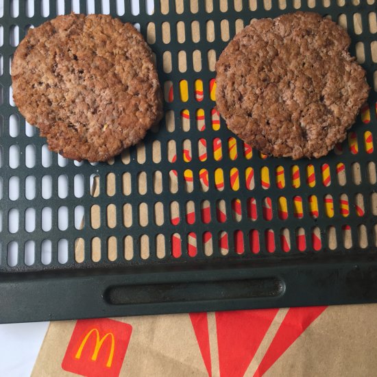 Reheat McDonalds Burger (Air Fryer)