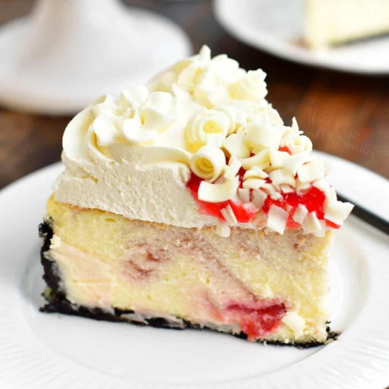 WhiteChocolate Raspberry Cheesecake