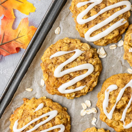 Pumpkin Oatmeal Cookies